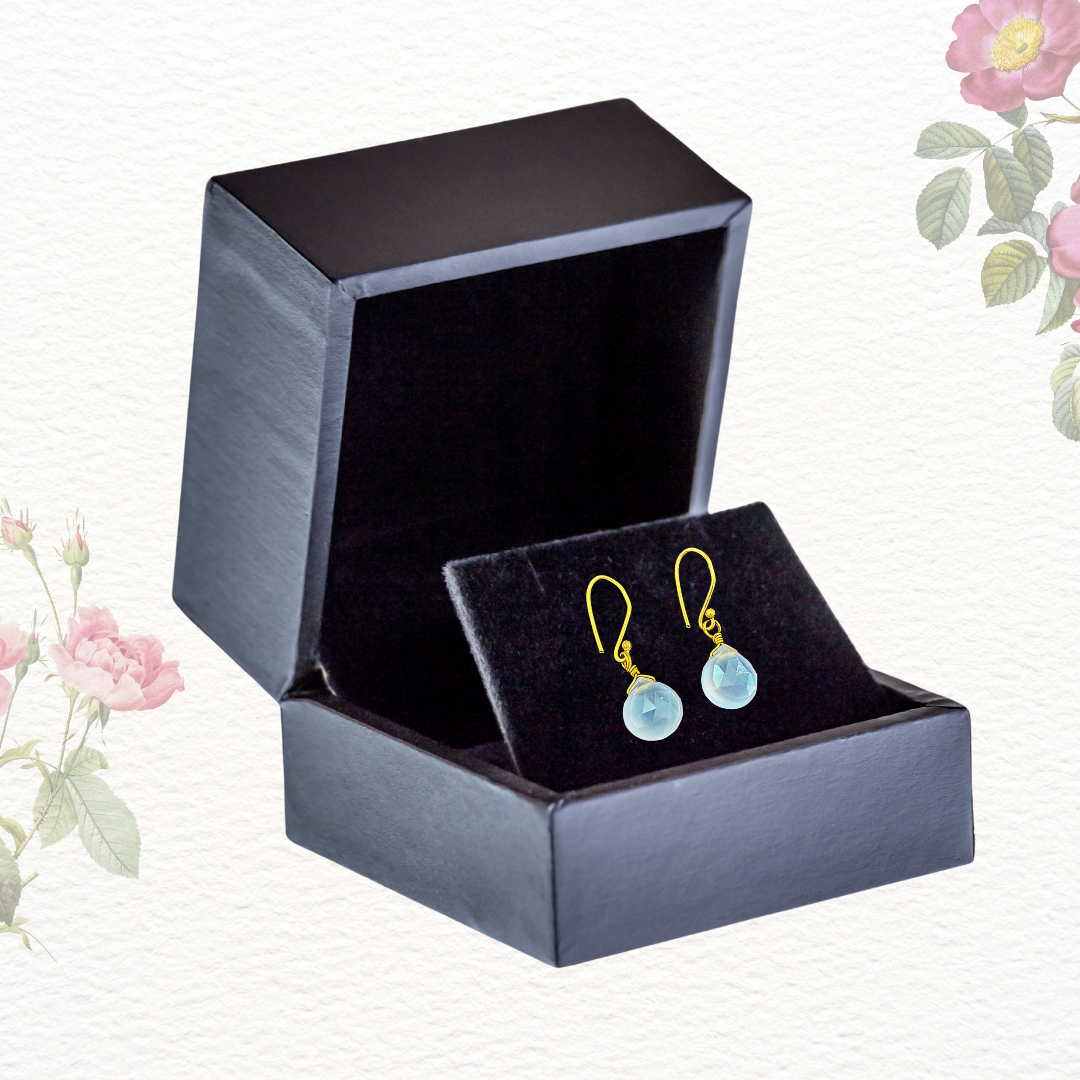 Bluebell Calcedony Earrings